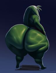 alien ass hand_on_hip huge_ass jay_(sqoon) male puwa sqoon thick_thighs wide_hips