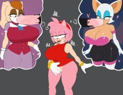 amy rose from sonic (series) by g3mma