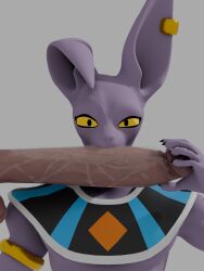 beerus from dragon ball by oddo