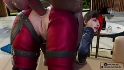 anal anna_williams blender clothed dark-skinned_male dark_skin evilaudio interracial saveass_ tagme tekken tekken_8 video