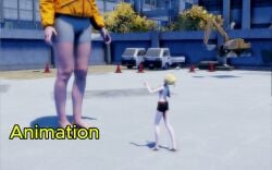 3d animated animation barefoot feet feet_fetish foot_fetish foot_worship giantess invisible_floor longer_than_30_seconds mmd shorter_than_one_minute sound stomp stomped stomping tagme trample trampled trampling video