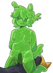2boys avery_the_mayo averythemayo black_body cuntboy d3rlord3 gay gay_sex green_body hands_tied male_only minecraft pussy searching_for_a_world_that_doesnt_exist see-through_body slime slime_boy tagme tail top_surgery_scars trans_man vaginal_penetration