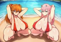 asuka langley sohryu from darling in the franxx by hnakano88929
