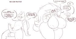 anthro big_breasts big_penis breasts cleavage dart(dewwydartz) dewwydarts dewwydartz furry huge_breasts huge_cock lucario nea(dewwydartz) nipples penis pokemon pokemon_(species) tagme thick_thighs wide_hips zoroark