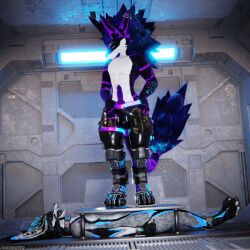 1:1 3d_(artwork) absurd_res animal_genitalia animal_penis anthro anthro_on_anthro armored_boots arms_tied ball_crush ball_squeeze balls biped black_body black_boots black_clothing black_footwear black_fur black_shoes blender_(artwork) blender_cycles_(artwork) blue_body blue_fur blue_penis bodily_fluids bondage boot_on_balls boots bottomwear bound canid canine canine_genitalia canine_penis canis claws clothed clothing cock_and_ball_torture cockbox crush cuff_(restraint) cum cum_dripping_from_penis cum_on_penis depth_of_field digital_media_(artwork) dominant dragonplayer dragonplayer_(character) duo erection feet flat_balls foot_crush foot_fetish foot_on_balls foot_play footwear fox fur genital_fluids genital_torture genitals grey_body grey_fur hair hi_res hindpaw hybrid inside jacket jex knot leather leather_boots leather_bottomwear leather_clothing leather_footwear leather_jacket leather_pants leather_topwear legs_tied legwear male male/male mammal metal_cuffs moan multicolored_body novabeast nude on_ground open_mouth orgasm pain pants paws penis reflection restraints rexouium science_fiction sex shoes shoes_on slim slim_anthro slim_male slim_sub smile standing standing_on_balls submissive submissive_male tail topwear torture trampling white_body white_fur
