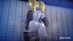 3d big_ass eternus266_artist league_of_legends poppy seductive shaking_butt shortstack tagme thick_thighs video yordle yorha_2b_(cosplay)