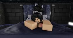 3d big_breasts black_hair makeup naked_female roblox roblox_avatar roblox_condo roblox_game roblox_studio robloxian tiger_shark