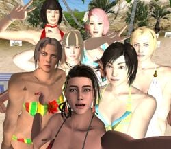 3d 7girls alisa_bosconovitch anna_williams azucena_milagros_ortiz_castillo breasts christie_monteiro emilie_de_rochefort kazama_asuka misspussyfan namco_bandai nina_williams no_shadow tekken tekken_8 tekken_tag_tournament_2