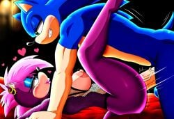 ai_generated ass blue_body blue_fur breasts female incest magenta_fur male male/female pink_hair sex sonia_the_hedgehog sonic_(series) sonic_the_hedgehog sonic_the_hedgehog_(series) sonic_underground straight veiny_penis