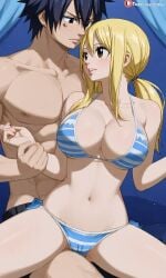 ai_generated couple fairy_tail gray_fullbuster lucy_heartfilia