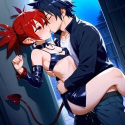 ai_generated couple crossover disgaea etna fairy_tail gray_fullbuster