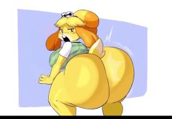 1girls animal_crossing animated anthro ass ass_clap ass_clapping ass_focus ass_jiggle ass_shake ass_shaking big_ass big_breasts big_butt black_eyes blue_background bottom_heavy bottomless bottomless_female brap breasts bubble_butt canine clapping_buttocks doggy domestic_dog fan_edit fart fart_edit fart_fetish fart_without_cloud farting farting_at_viewer farting_while_twerking farts fat_ass fat_butt felaz20 female female_only feminine feminine_ass feminine_body feminine_pose fur furry furry_only huge_ass huge_breasts huge_butt isabelle_(animal_crossing) jiggle jiggling jiggling_ass jiggling_breasts jinu large_ass large_breasts large_butt looking_back mammal mob_face mp4 nintendo open_mouth presenting presenting_hindquarters puppy puppy_farts rear_view shaking_ass shaking_breasts shaking_butt shih_tzu short_playtime shorter_than_30_seconds simple_background solo sound sound_edit sound_effects sound_warning tagme tail thick_thighs twerk twerker twerking video white_background wide_hips yellow_body yellow_fur