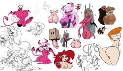 ass ball_with_hyper_features betilla_(rayman) big_ass big_breasts bigdad breasts chel corazonarts crossover demon demon_horns dexter's_laboratory dexter's_mom drawpile fairy female helluva_boss huge_ass kiki_(helluva_boss) looking_back loona_(helluva_boss) male millie_(helluva_boss) moxxie_(helluva_boss) muscular muscular_male naughtymex nipples nude oral orange_hair penis rayman_(series) red_hair rule_63 samperez sex shadow_the_hedgehog sonic_(series) the_road_to_el_dorado veiny_penis verosika_mayday_(helluva_boss) yellow_sclera