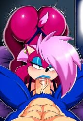 ai_generated ass blue_body blue_fur breasts female incest magenta_fur male male/female pink_hair sex sonia_the_hedgehog sonic_(series) sonic_the_hedgehog sonic_the_hedgehog_(series) sonic_underground straight veiny_penis