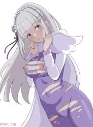 emilia (re:zero) from re:zero kara hajimeru isekai seikatsu by niet zsu