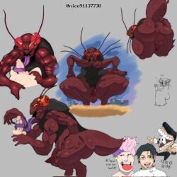 1boy 1femboy 1girls 1monster 3boys 4_arms ass ass_focus big_ass big_breasts blush breasts bubble_butt cockroach cockroach_girl cockroach_humanoid cursed_spirit cursed_spirit_(jujutsu_kaisen) curvy dumptruck_ass enormous_ass fat_ass female femboy feminine feminine_male gay gigantic_ass girly groping groping_own_breast highest_cursed_energy_output huge_ass huge_ass_(male) hyper hyper_ass jane_juliet jujutsu_kaisen kurourushi male monster monster_girl multiple_eyes round_ass ryu_ishigori standing sword tagme teeth thick thick_ass thick_boy thick_thighs thighs tongue tongue_out uro_takako voluptuous voluptuous_body voluptuous_femboy voluptuous_male yaoi yuta_okkotsu