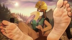1boy 1girls 3d animated avatar_legends avatar_the_last_airbender barefoot big_feet boots boots_removed countershade_feet countershade_hands dark-skinned_male dark_skin erection faceless_male feet feet_in_face feet_on_chest female first_person_view foot_fetish foot_focus grey_eyes hand_on_penis handjob imjustthatkinky kyoshi kyoshi_warrior long_toes looking_at_viewer male meaty_soles nail_polish partially_clothed penis pink_nails pink_toenails shoes_removed smelly smelly_feet soles sound sound_edit starlieskyeva sweat sweaty_feet switchlaid tagme tall_female taller_female tan-skinned_female toenail_polish toes video wrinkled_feet wrinkled_soles