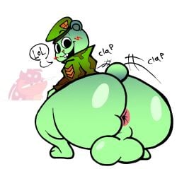 flaky (htf) from happy tree friends by lucaslora