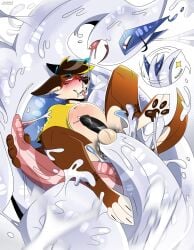 after_kiss ahe_gao anal anal_orgasm anthro aroused belly blush bodily_fluids bulge caring_dom comic controlling corruption dominant dragon duo ejaculation emotional enjoying eye_contact fangs femboy fluffy generation_2_pokemon genital_fluids genitals goo_creature goo_transformation hands-free hi_res kangaroo kissing latex leaking_precum leg_tattoo legendary_pokemon liquid liquid_latex looking_at_another looking_pleasured lugia macropod magic male male/male mammal marsupial masturbation messy milk mythological_creature mythological_scalie mythology nintendo orgasm passionate passionate_kiss pawpads paws penis pokemon pokemon_(species) possession precum precum_on_penis ritual ritual_sex saliva saliva_string scalie servant sex size_difference slave slime slutty_eyes smile stomach_bulge tail tail_fetish tail_play tail_sex taming tapering_penis tattoo teeth trainer training transformation transformation_through_sex walk-w-igny