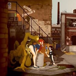 background character from infested alley by madscientist