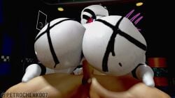 1boy 1girls 3d 3d_animation anal anal_penetration anal_sex animated animatronic ass balls big_ass bottom_heavy bubble_butt cowgirl_position curvaceous curvy curvy_figure fat_ass female five_nights_at_freddy's fredina's_nightclub hetero huge_ass huge_thighs human indoors jiggle jiggling_ass large_ass light-skinned_male longer_than_10_seconds male marie_(cally3d) marionette_(fnaf) massive_ass moaning moaning_in_pleasure nude nude_female nude_male penis petrochenko007 puppet_(fnaf) riding riding_penis robot robot_girl rough_sex sex shorter_than_30_seconds sound straight straight_sex thick_ass thick_thighs thighs thunder_thighs video voluptuous voluptuous_female wide_hips