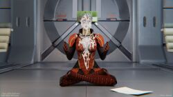 1girls 3d 3d_(artwork) 3d_model asari big_breasts blue_skin cleavage closed_eyes cum cum_drip cum_in_mouth cum_on_breasts cum_on_face cum_string drool drool_on_face drool_string drooling mass_effect meditating meditation note pussy_juice pussy_juice_drip rotosama samara sleep_molestation sleeping