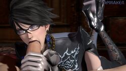 <1_second_video 2boys 2girls 3d animated bayonetta bayonetta_(character) bayonetta_2 dpmaker erection fellatio female handjob male no_sound oral penis platinum_games shorter_than_10_seconds source_filmmaker straight video