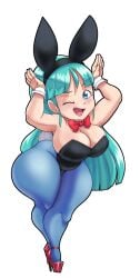 artist_request bulma_(bunny) bulma_briefs bunnysuit dragon_ball female female_focus female_only shortstack solo solo_female solo_focus tagme thicc