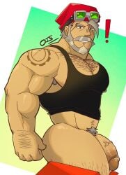 bara buff buff_male cookie_run cookie_run_kingdom cookie_run_ovenbreak crk daddy devsisters dilf gay muscles muscular muscular_male mutton_chops pain_de_campagne_cookie silver_fox tawan.lupin yaoi