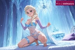 elsa from disney by stelmazura