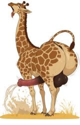 ai_generated big_ass big_balls big_penis bubble_butt cum cumshot draining_balls excited feral_only futa_only futanari horsecock orgasm quadruped solo tongue_out zoophilia