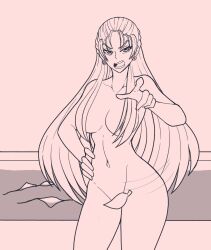 1girls breasts convenient_censoring female juliana_eberhardt nude pool tagme uc-four valkyria_chronicles wardrobe_malfunction