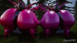 2boys 3d_animation animated animation anus arthropod ass backsack balls big_ass big_balls big_butt black_body bug duo exoskeleton feral feral_only furry furry_only generation_5_pokemon gif huge_ass huge_butt insects jiggle jiggling_ass loop looping_animation male male/female male_only nintendo outside perineum pokemon pokemon_(species) puffy_anus purple_body rear_view red_body scolipede thick_thighs wide_hips yellow_sclera zenith741