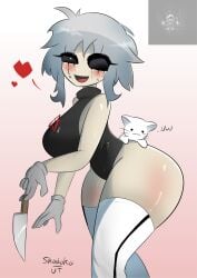 female sans from dusttale by shadoka ut (artist)