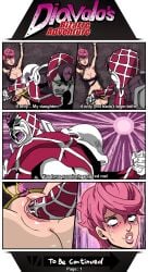 1boy 1girl age_difference ahe_gao ahegao_face anus anus_peek areola_slip areolae ass comic comic_cover crying crying_female crying_while_penetrated crying_with_eyes_open damaged_clothes defeated diavolo excited excited_female father_and_child father_and_daughter female female_penetrated female_pubic_hair fisting fisting_pussy fluffycakechan green_eyes hearts_around_head incest jojo's_bizarre_adventure jojo_no_kimyou_na_bouken king_crimson lying lying_on_back midriff nervous nervous_face nervous_female nervous_male nervous_sweating pink_hair pubic_hair pussy_juice skimpy stand_(jjba) stomach sweat sweating to_be_continued to_be_continued_meme torn_clothes trish_una vaginal_fisting vento_aureo