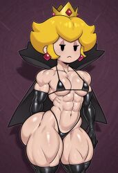 shadow peach from mario (series) by thegreatsilvergoat