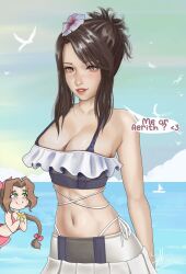 aerith gainsborough from final fantasy by fkstudio