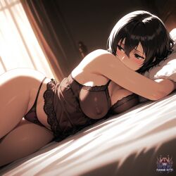 mikasa ackerman from attack on titan by aamak rith
