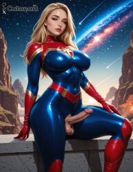 captain marvel from marvel by cutanari