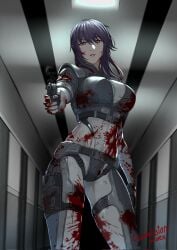 kusanagi motoko from ghost in the shell by seilindekos