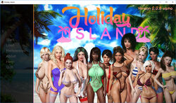 bikini breasts dark-skinned_female dark_skin darkhound1 free game games holiday_island huge_breasts island large_breasts play