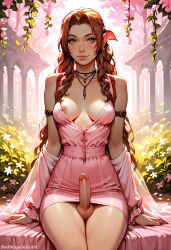 aerith gainsborough from final fantasy by redbisycle