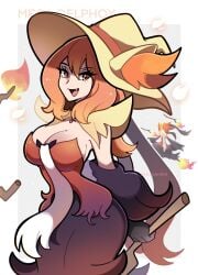 delphox from game freak by touyarokii