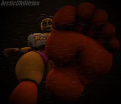 toy chica (fnaf) from five nights at freddy's by arcticchilifries