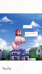 1girls 3_frame_animation 3rd_party_watermark animated big_breasts breast_expansion breast_milk breasts capcom detailed_background female flipaclip giantess house huge_breasts hyper_breasts lactation mayl_sakurai mega_man mega_man_battle_network mega_man_nt_warrior metachoke mp4 no_sound red_hair redhead rockman rockman_exe sakurai_meiru slideshow tagme video