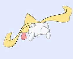 anus female jirachi legendary_pokemon nintendo pokémon_(species) pokemon pokemon_(species) pussy rear_view solo video_games yumei