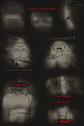 anthro big_breasts boss_monster bottomless breasts chara charmis_(under(her)tail) clothed clothing comic death digital_media_(artwork) dream english_text female female_death first_person_view forced human male male/female mammal necrophilia penetration penis pussy rape spread_legs spreading straight text thewill toriel tutori_(under(her)tail) under(her)tail undertale undertale_fanfiction vaginal_penetration video_games