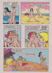 archie_andrews archie_comics betty_and_veronica betty_cooper casual comic comic_page end_page female human male oral pale_skin veronica_lodge