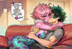 ashido mina from boku no hero academia by amadeus v