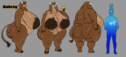 2_horns absurd_res anthro areola ass bbw big_areola big_breasts big_butt bovid bovine breasts brown_body brown_fur cattle cellulite chubby chubby_female cloven_hooves eyewear eyewear_only facial_piercing fat fat_ass fat_butt fat_female female fur genitals glasses glasses_only hi_res hoof_hands hooves horn huge_areola huge_ass huge_breasts huge_butt hyper hyper_breasts hyper_butt mammal mooncheese mooncheez3 nose_piercing nose_ring nude nude_female overweight overweight_anthro overweight_female piercing ring_piercing solo tail tail_tuft tuft vulva wearing_glasses